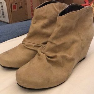 Express Suede Booties